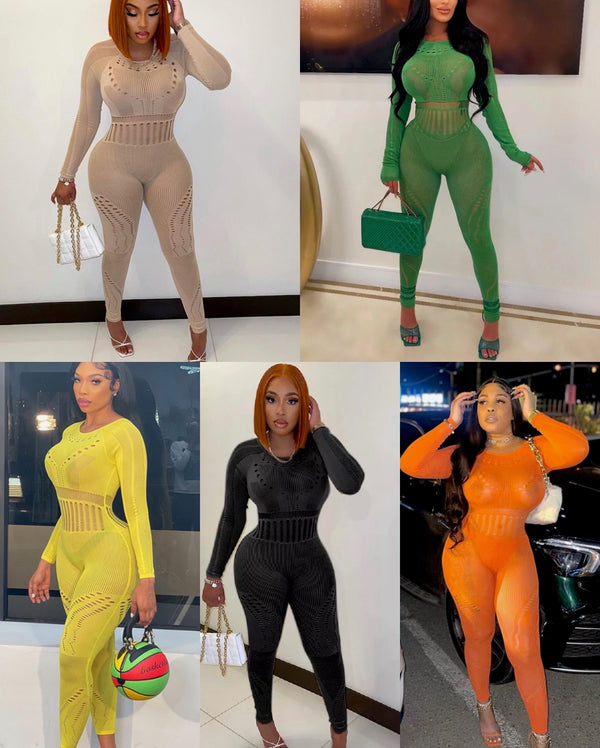 Knitted Jumpsuit (One Size Fit All)